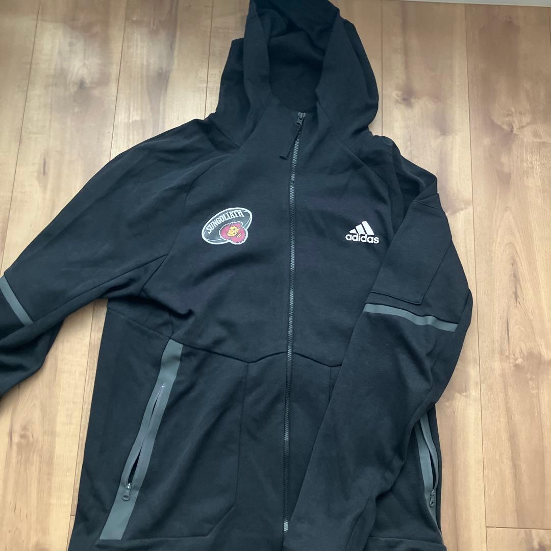 adidas SUNGOLIATH フード付きジャケット 2XO 黒