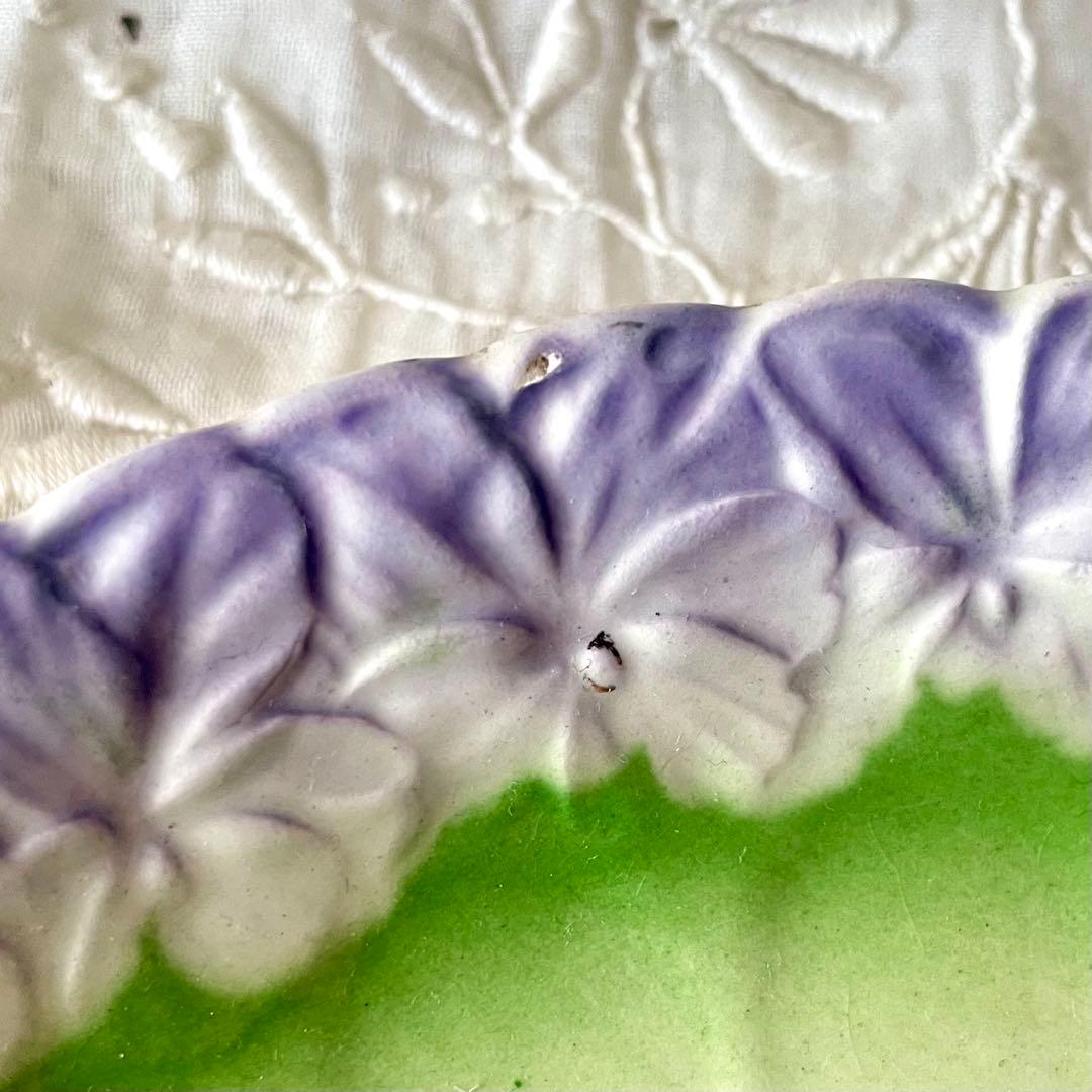 【レア】蝶とすみれのバルボティーヌショコラカップ　C&S フランスアンティーク