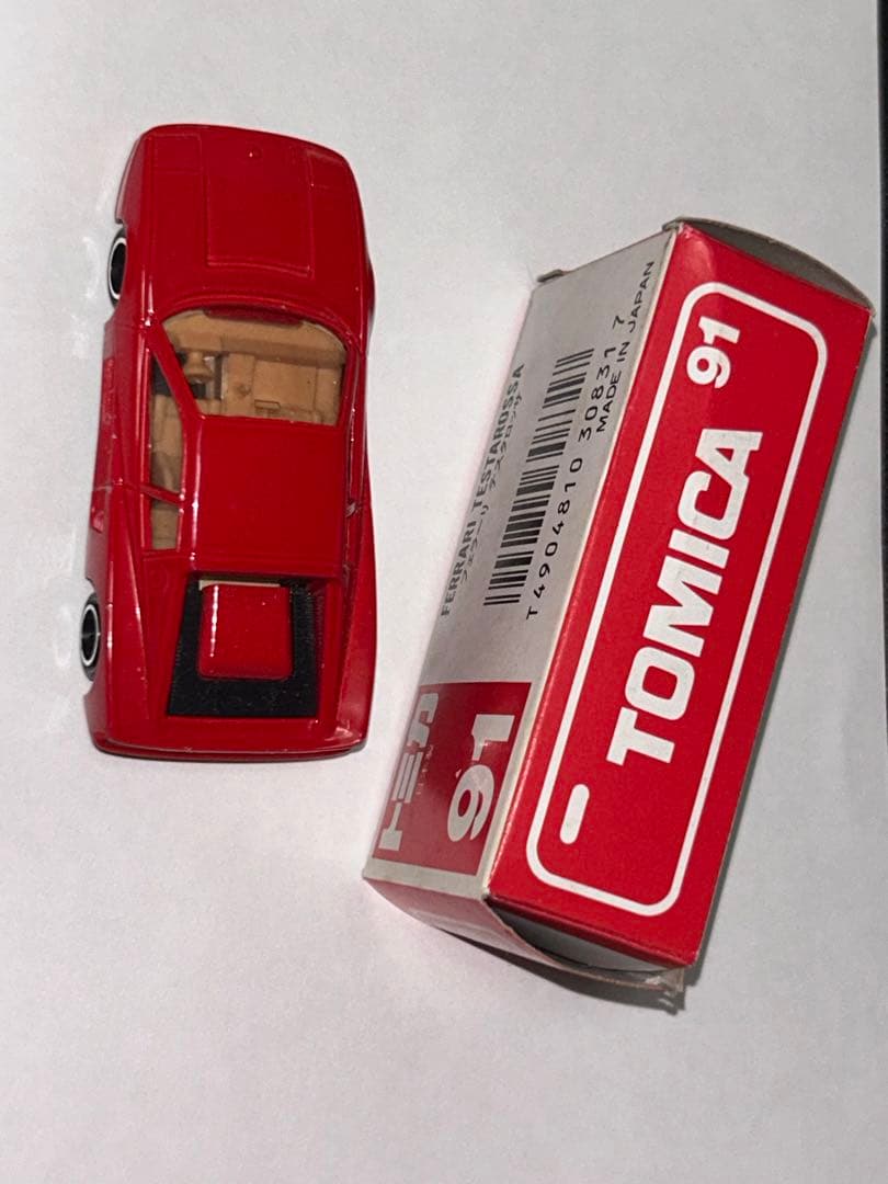 トミカ 日本製 赤箱 91 フェラーリ テスタロッサ　美品