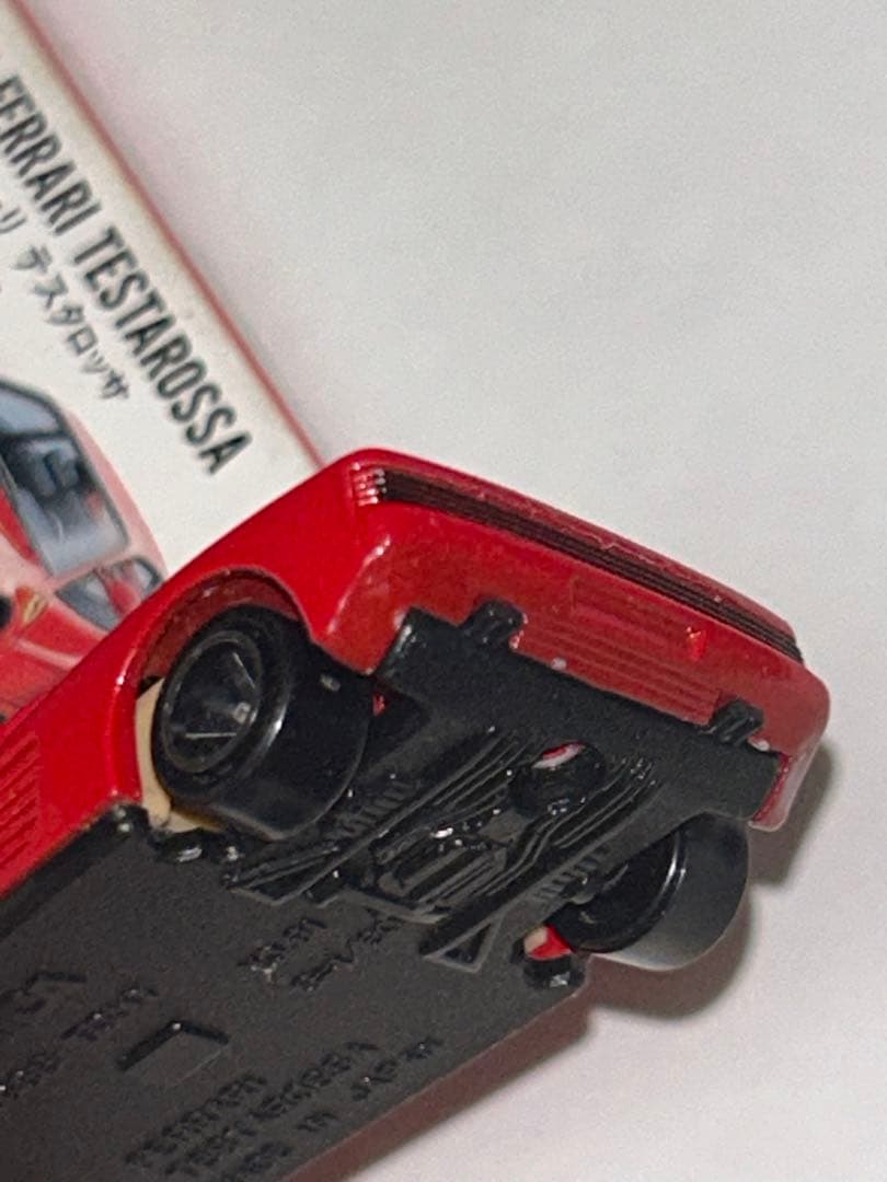 トミカ 日本製 赤箱 91 フェラーリ テスタロッサ　美品