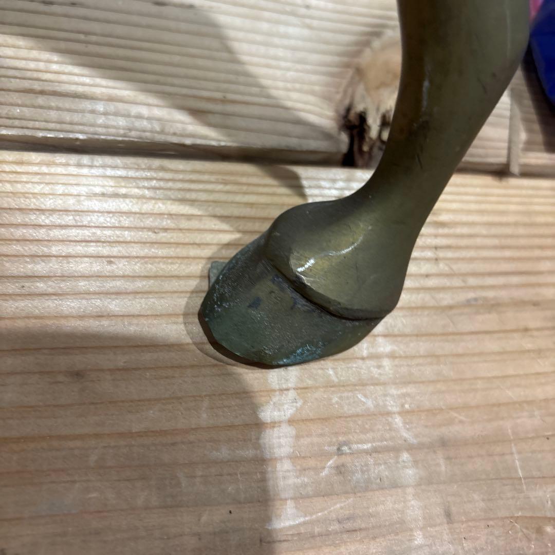 金属製　鹿の親子2体セット