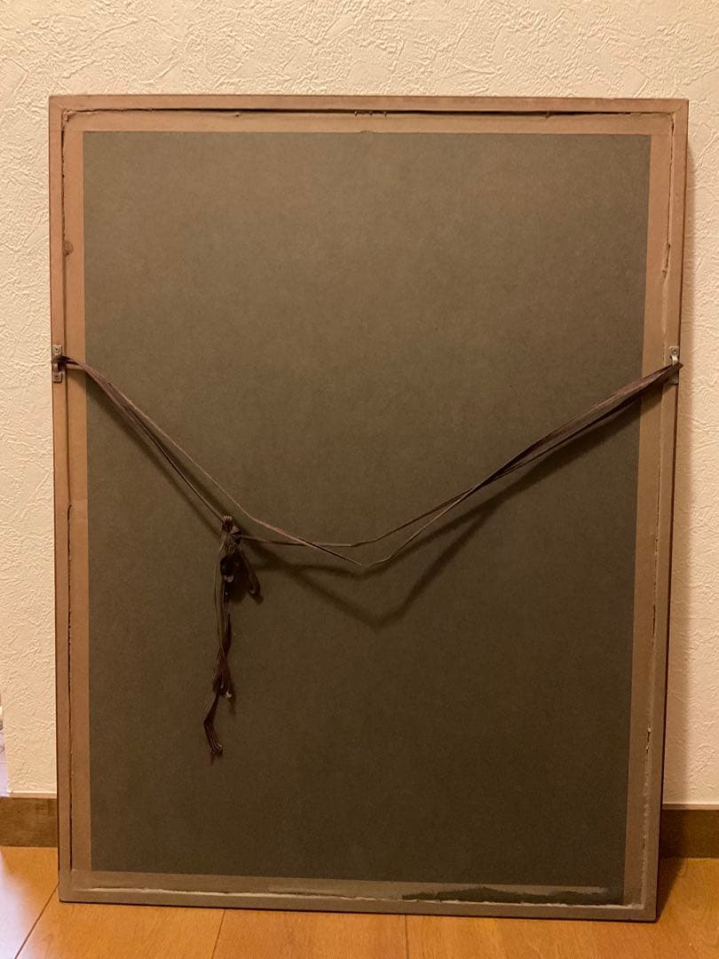 吉田千鶴子 木版画「睡蓮と遊ぶ」