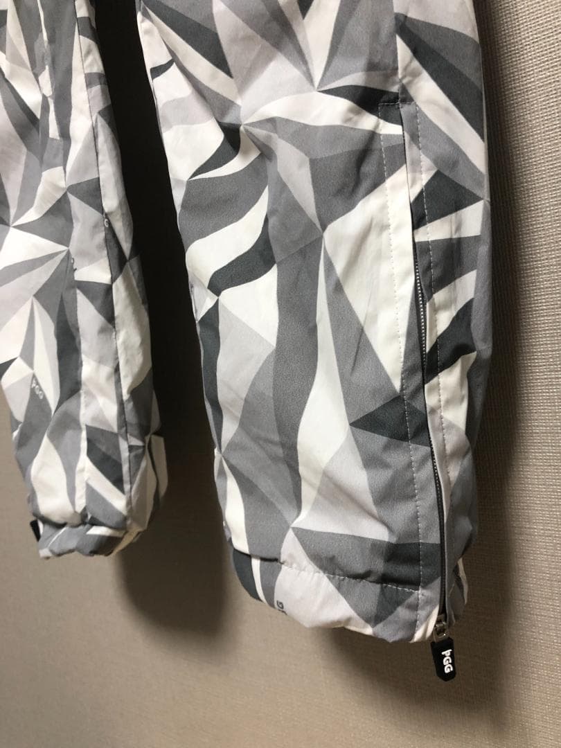 未使用 4.8万 PGG ロングパンツ 0 グレー 秋冬 レディース 中綿