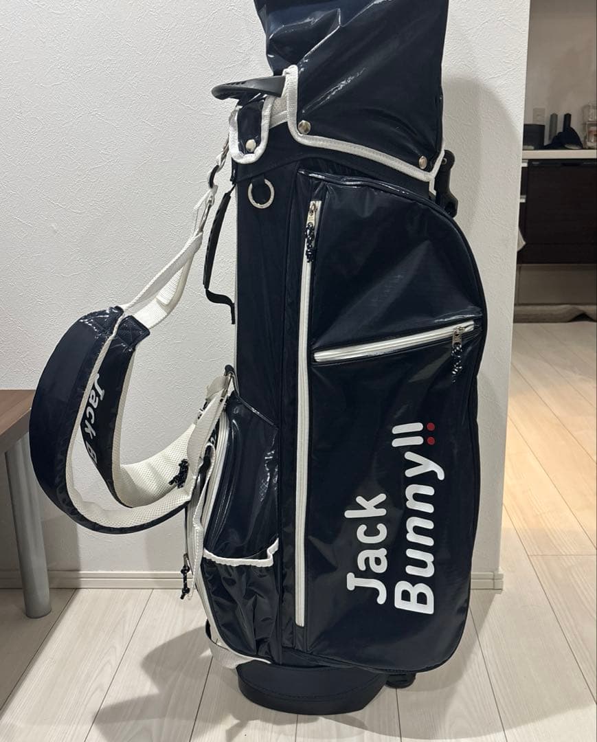 Jack Bunny!! キャディバッグ ネイビー/ホワイト