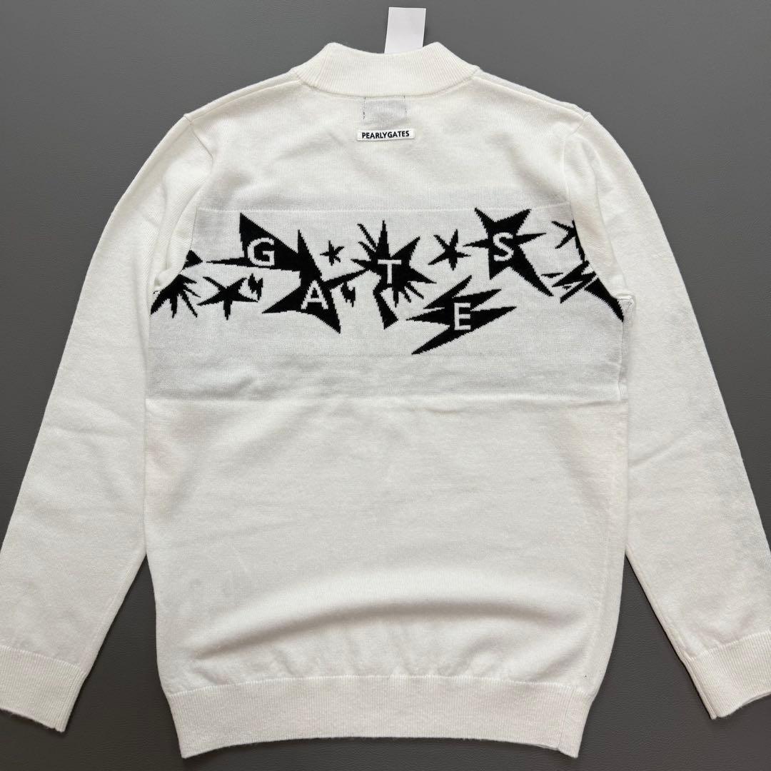 新品未使用✨パーリーゲイツ ツインニット 裏地付きベスト 白 M