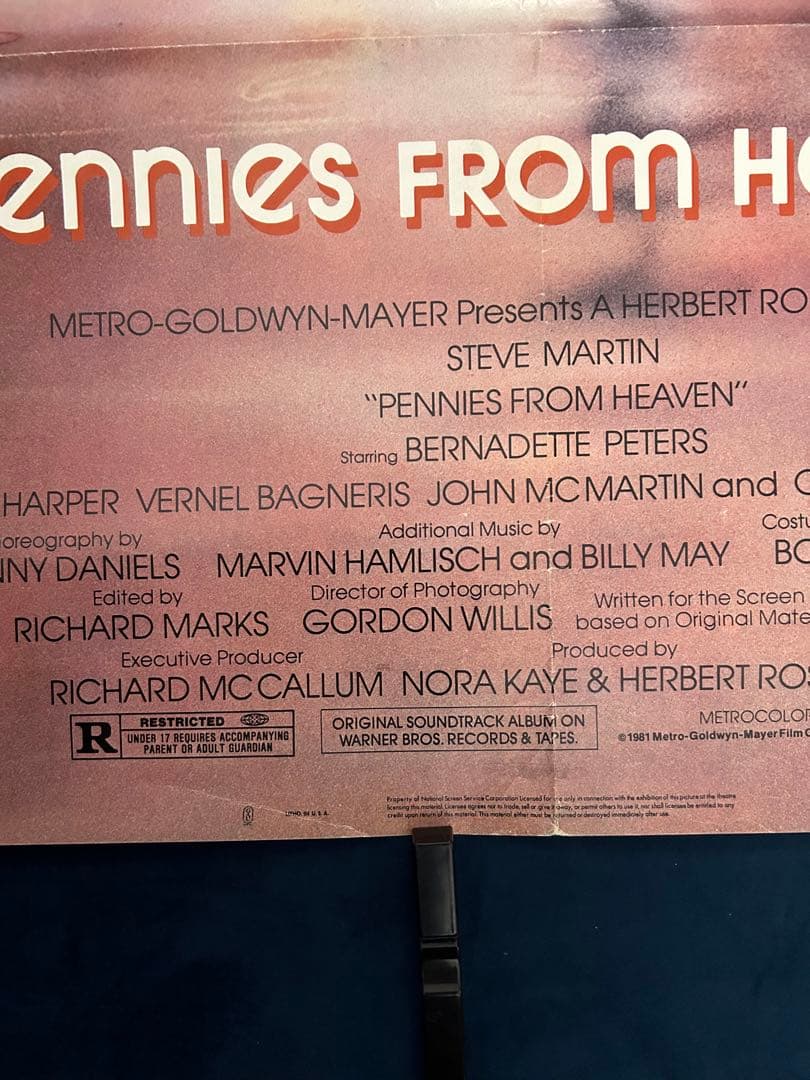 ペニーズ・フロム・ヘブン　USオリジナル映画ポスター