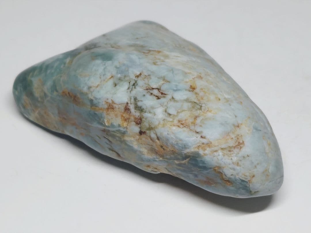 淡緑 254g 翡翠 ヒスイ 原石 鑑賞石 自然石 誕生石 鉱物 鉱石 水石