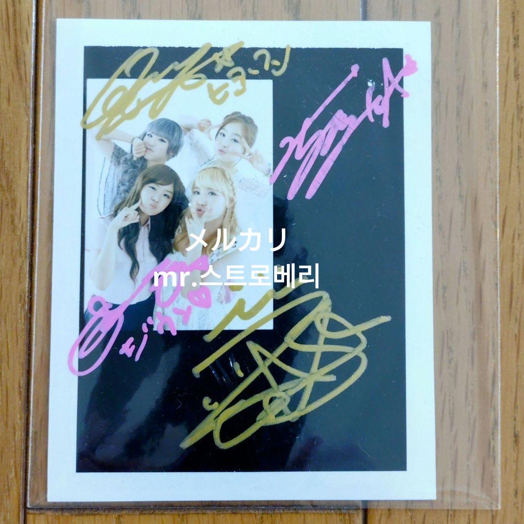 Secret 直筆サイン入りポラロイド