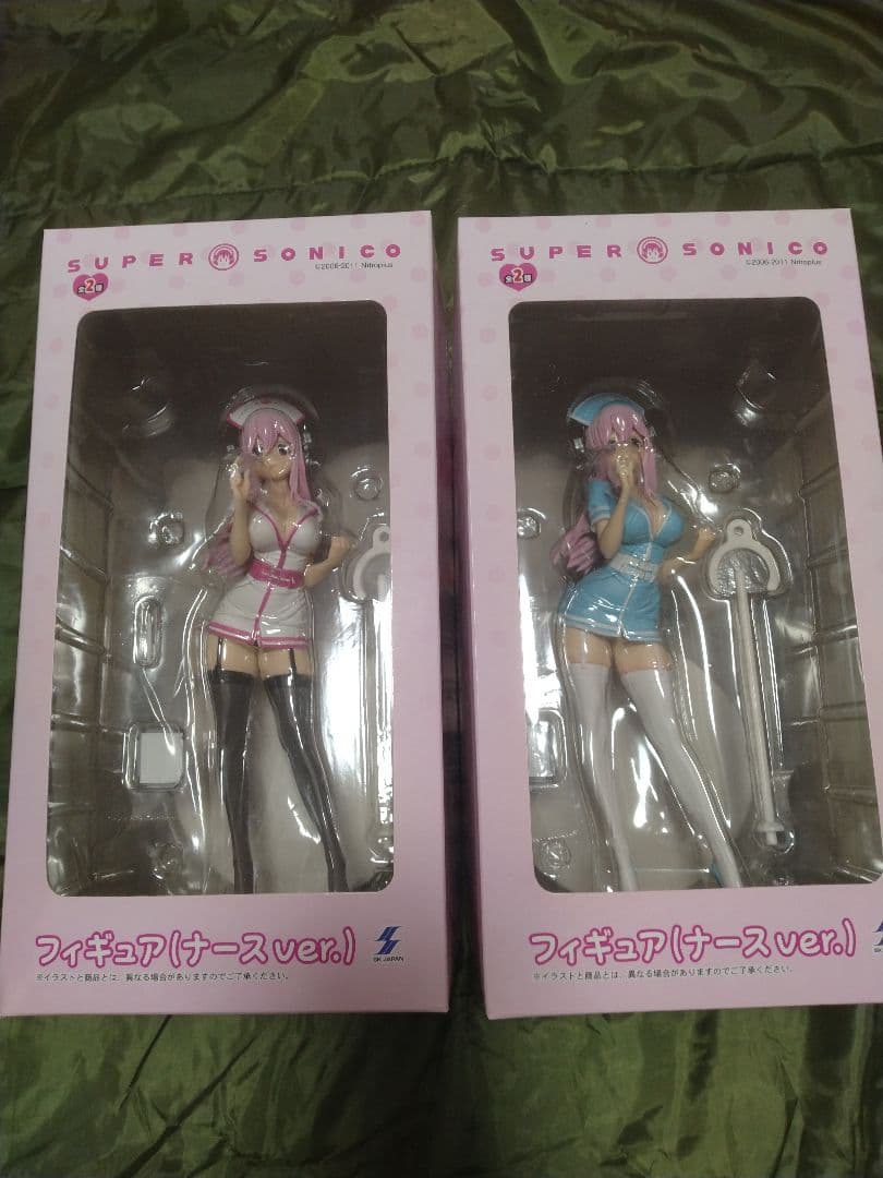 SUPER SONICO すーぱーそに子フィギュア(ナースver.) 2体セット