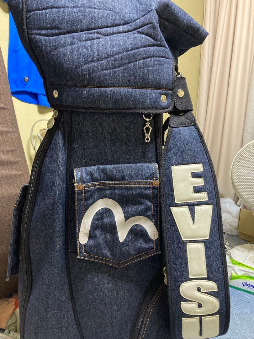 evisu ゴルフバッグ　壊れてます　パターおまけであげます　エヴィス