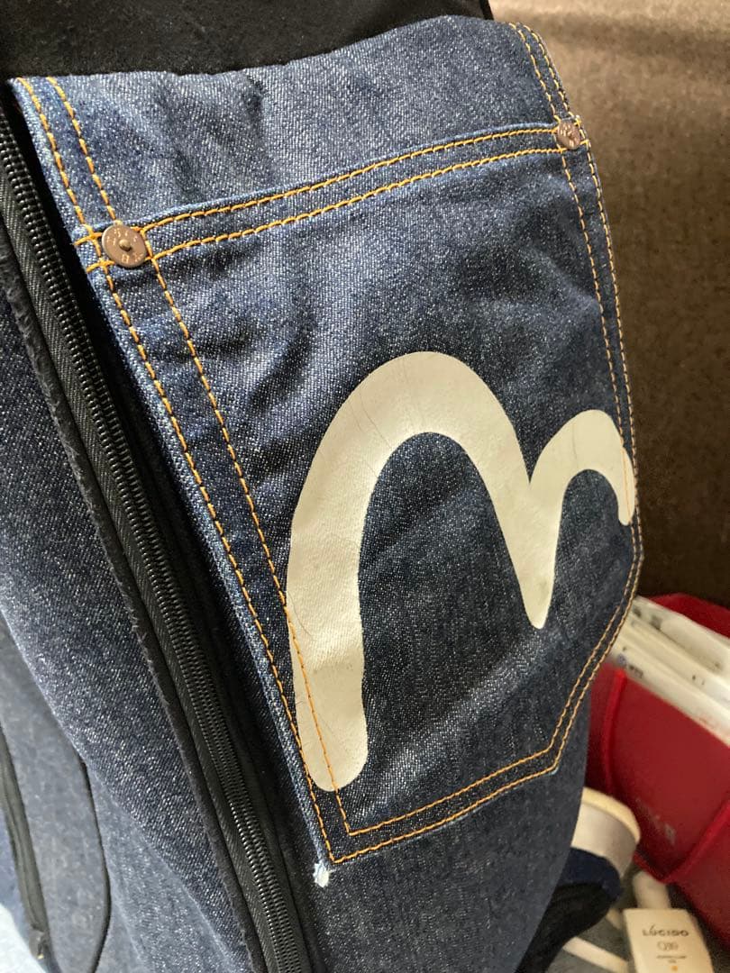 evisu ゴルフバッグ　壊れてます　パターおまけであげます　エヴィス