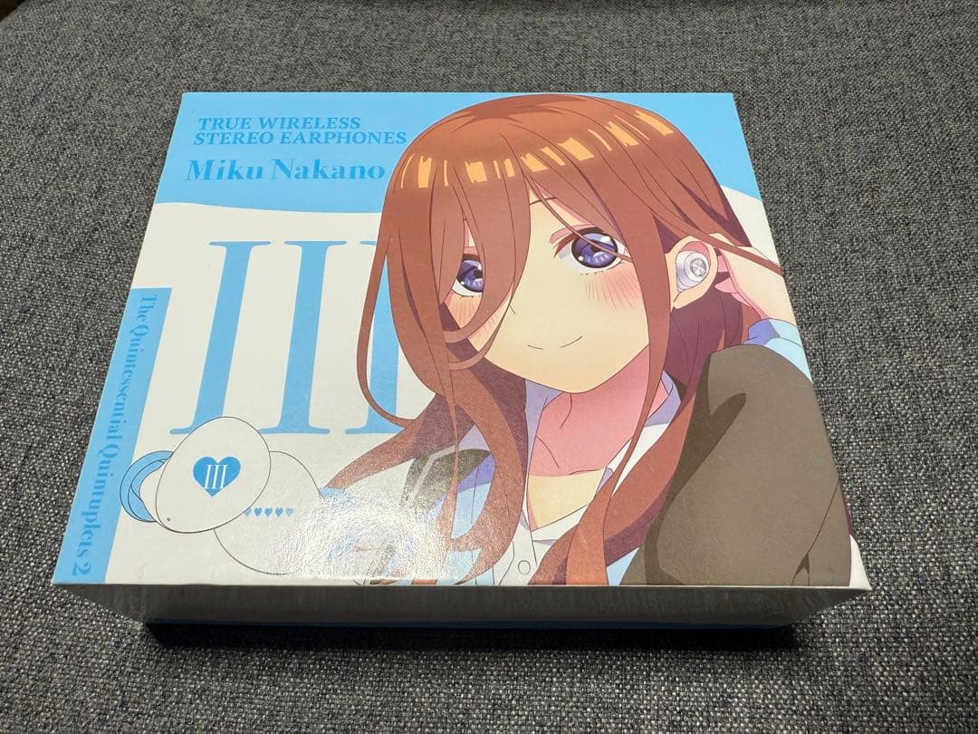 五等分の花嫁 中野三玖　ワイヤレスイヤホン