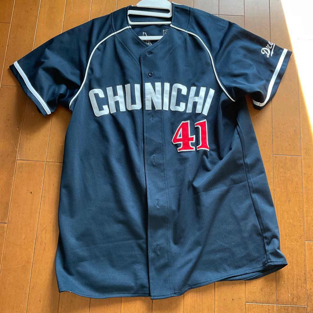 中日ドラゴンズ 浅尾拓也　ユニフォーム　ビジター　刺繍タイプ　Mサイズ