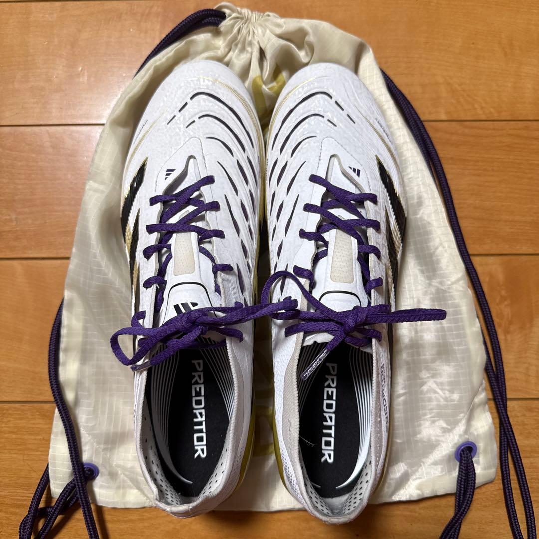 adidas Predator サッカーシューズ FG ホワイト/パープル