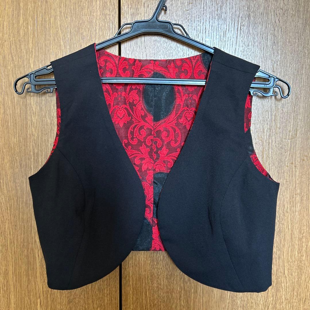 フラメンコ 衣装 チャレコ ベスト リバーシブル ソニアジョーンズ レース生地