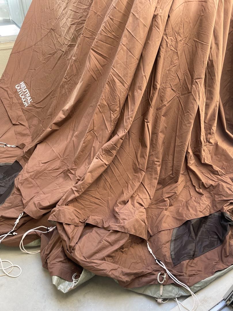 ニュートラルアウトドアブラウンキャンプテントTC テント 4.0 NT-TE21