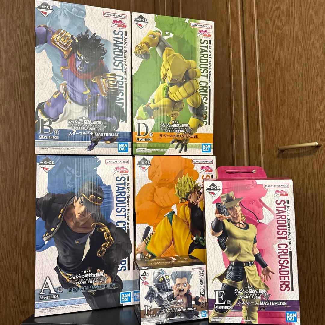ジョジョの奇妙な冒険 一番くじ MASTERLISE フィギュア 6点セット