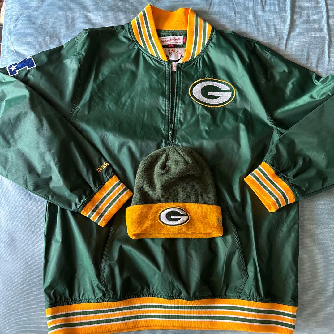 Green Bay Packers ジャケットとニット帽セット