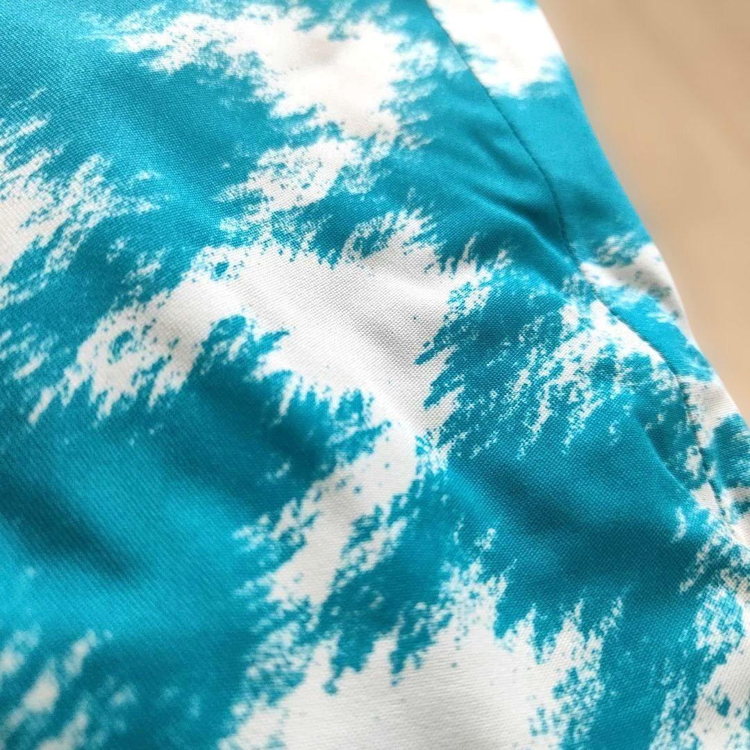 ミズノ スキーウェア上下セット ◆デモモデル◆　Mサイズ　メンズ　水色×赤