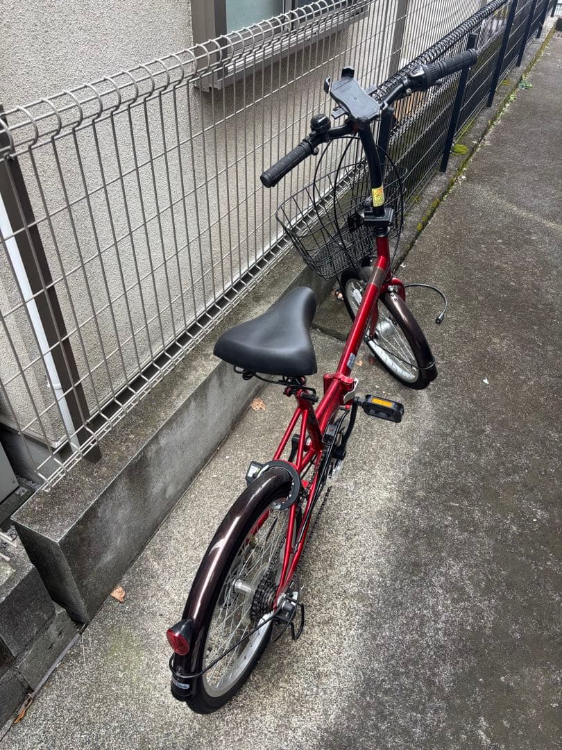 20インチ6段ギア 折りたたみ自転車 takeda イーストビュート