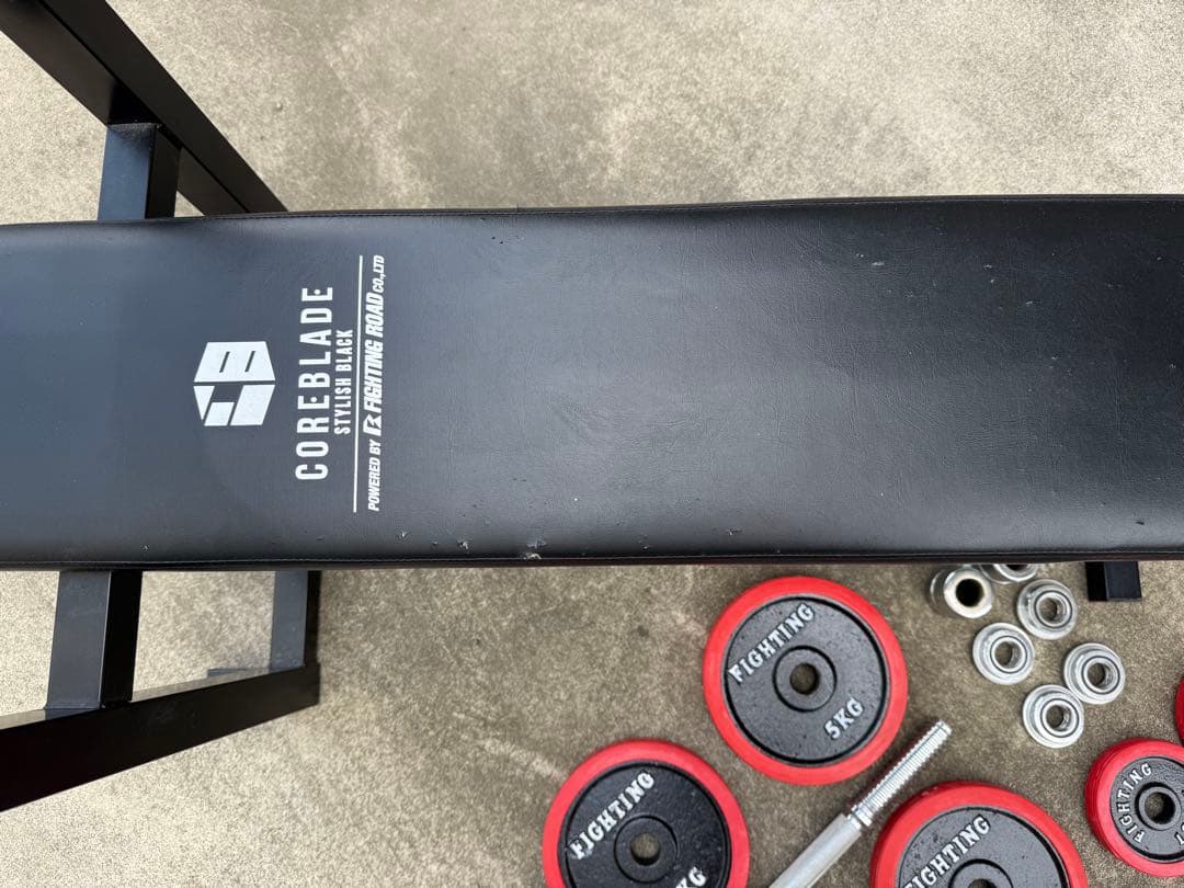 「引取り限定」8500円　ファイティングロード　ダンベルベンチセット