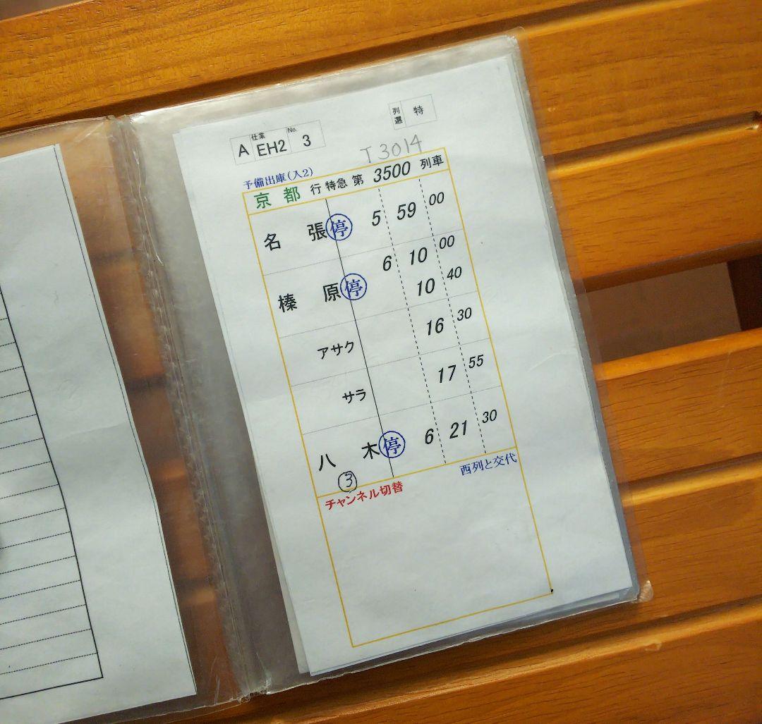 最終値下げ！！　近鉄車掌用スタフ「名張列車区／EH2仕業」