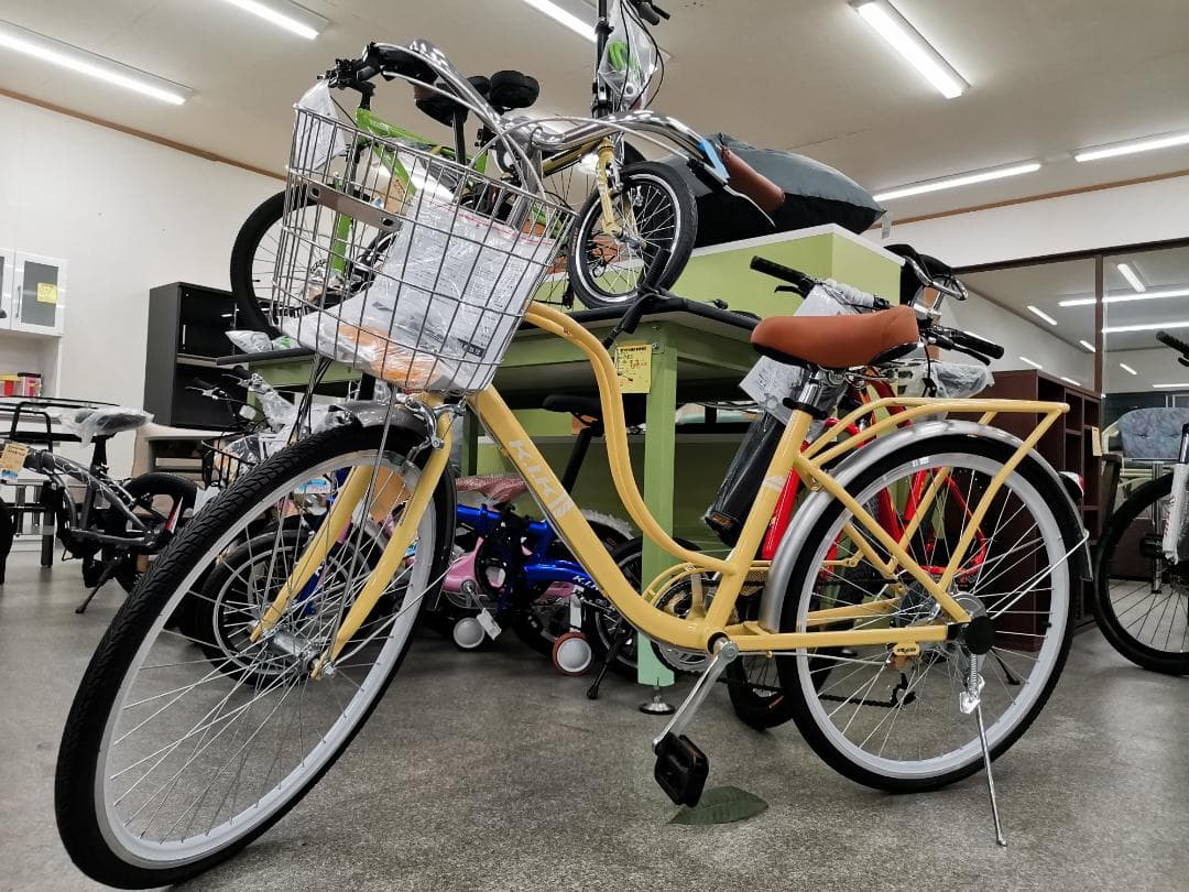 在庫処分超お得 新品KF24 自転車 シティサイクル シマノ製7段11