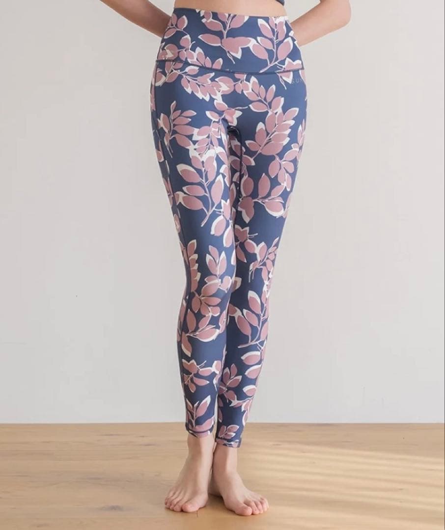 SUKALAリーフバイカラータンクトップ&レギンスセット S