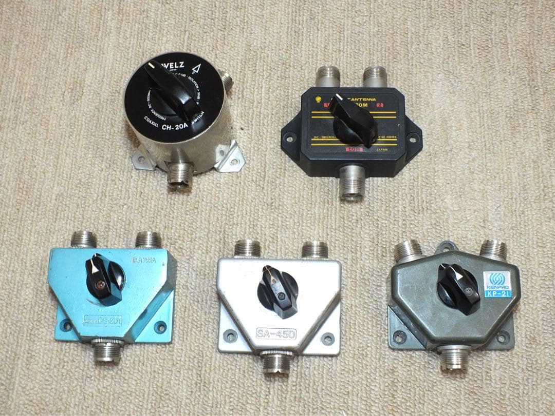 同軸切替器　５個