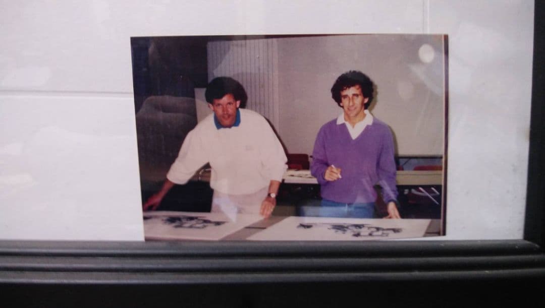 アランプロスト　1989年　F1 直筆サイン入りリトグラフ　限定品250