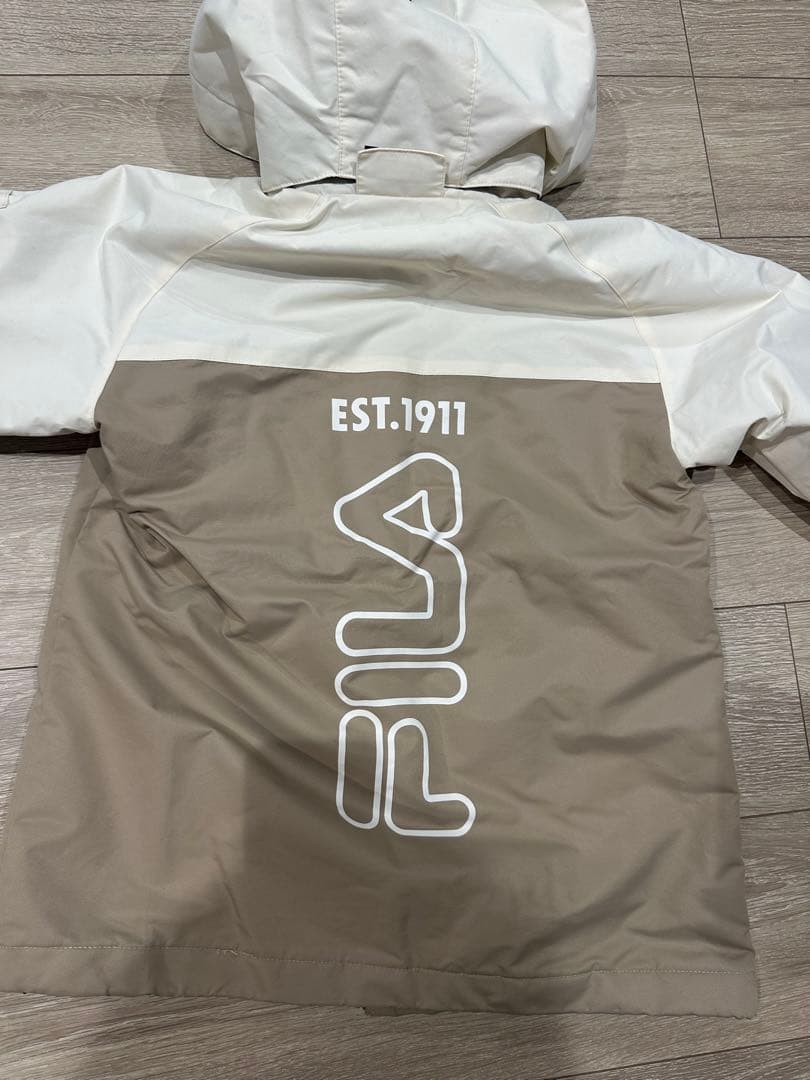 FILA スノーウェア 上下 セット 150 超美品 ボードウエア