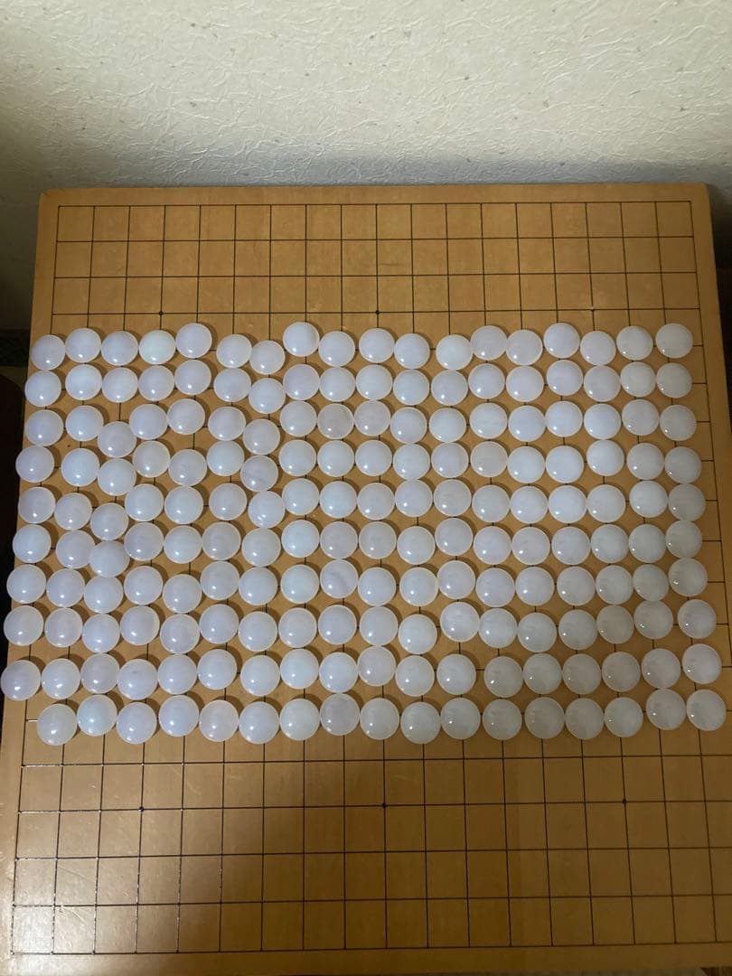 「K」瑪瑙碁石　白黒囲碁石セット