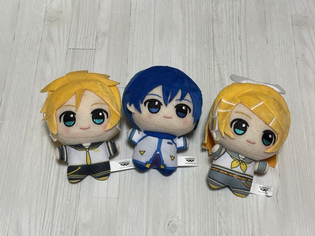 初音ミクシリーズ ちびぐるみ鏡音リン・レン・カイト　3種セット