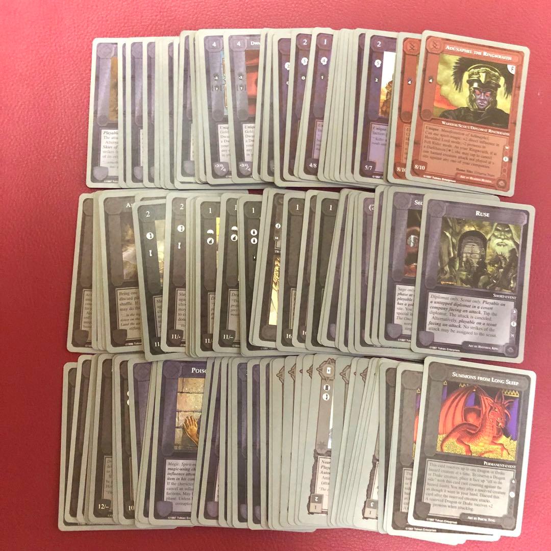 ミドルアース　カード　チャレンジデッキF ccg コンプ　指輪物語　トレカ