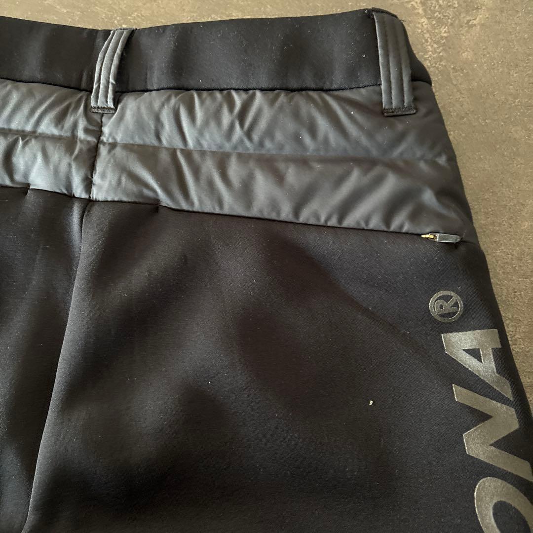 マークアンドロナ　ブラックダウンパンツ　美品❗️