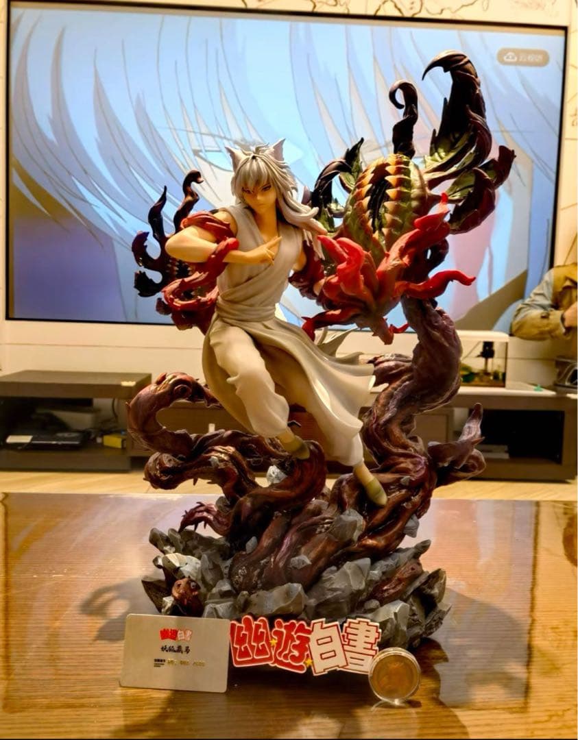 幽☆遊☆白書 蔵馬 1/6 ガレージキット ガレキ スタチュー ①