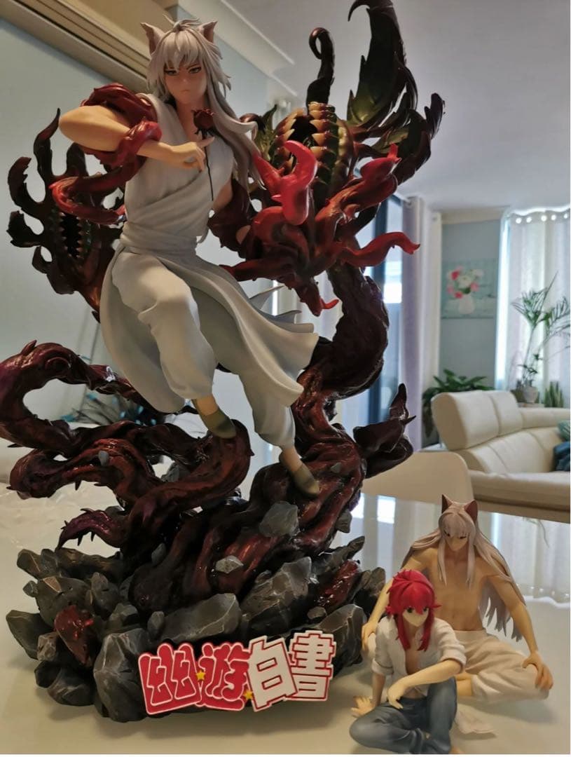 幽☆遊☆白書 蔵馬 1/6 ガレージキット ガレキ スタチュー ①