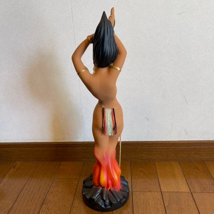 ヴィンテージ ダンサー像 炎の女神 1972年製 オブジェ 補修あり