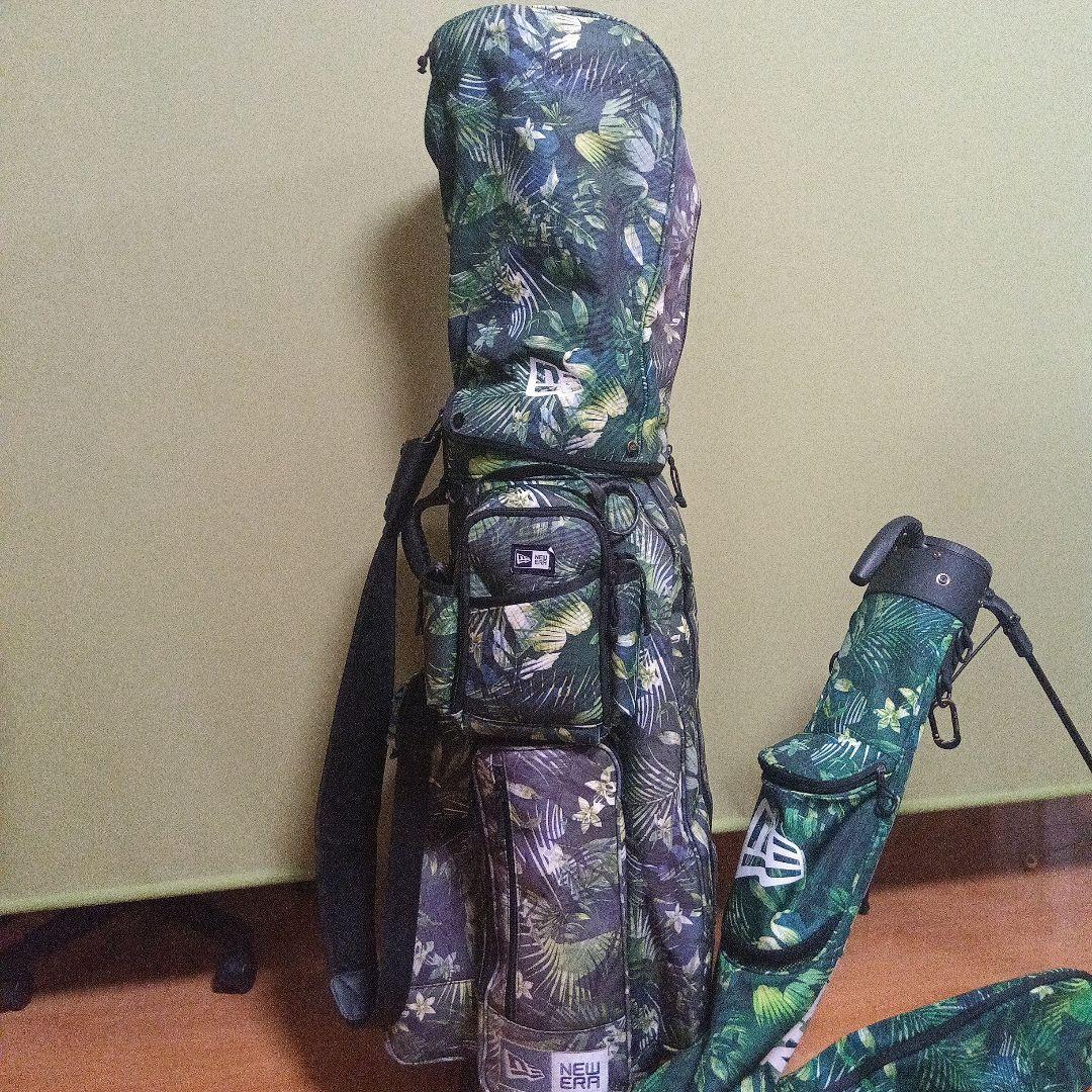 New Era ニューエラ　キャディバッグ ボタニカル　クラブスタンド２点セット