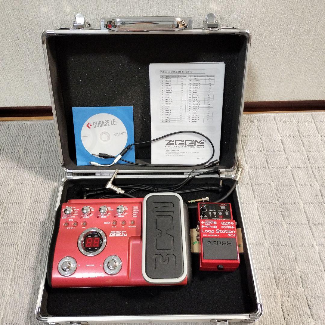 BOSS RC-3 Loop Station 、zoom B2.1u、ケース