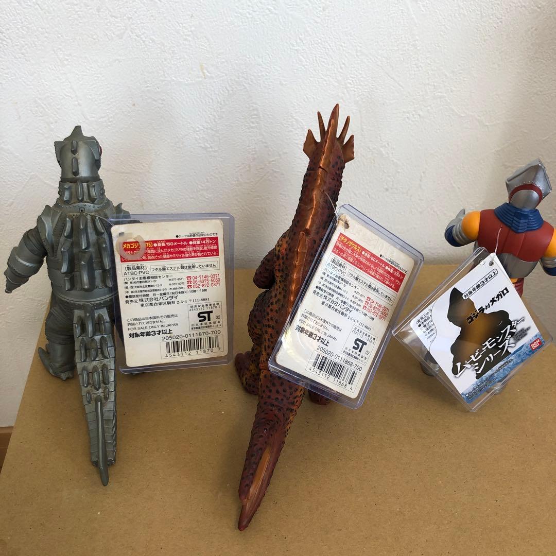 チタノザウルス.メカゴジラ.ジェットジャガーソフビセット 2002. 2021
