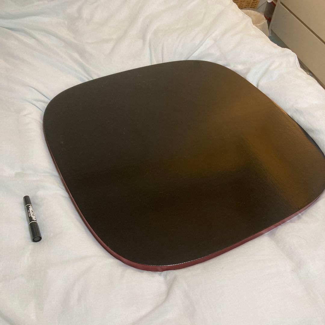 漆器のアソベ　大型　盆　テーブル　アンティーク　75.5センチ