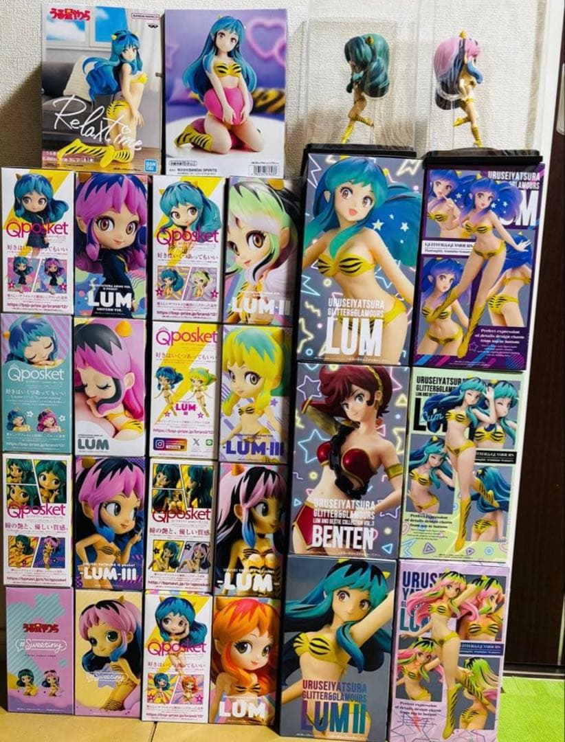 うる星やつら リラックスタイム Qposket フィギュア まとめ売り