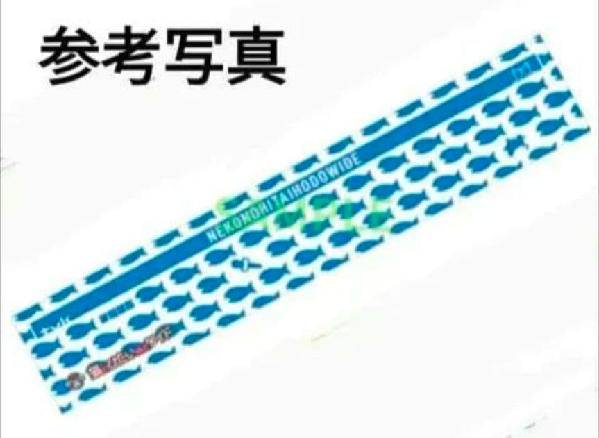 猫のひたいほどワイド 猫・魚柄のタオル ２種類 セット