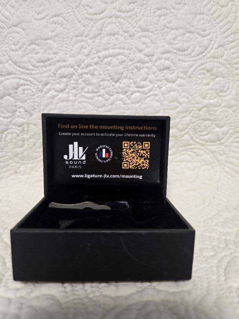 JLV バスクラリネット⁄バリトンサックス リガチャー　プラチナ