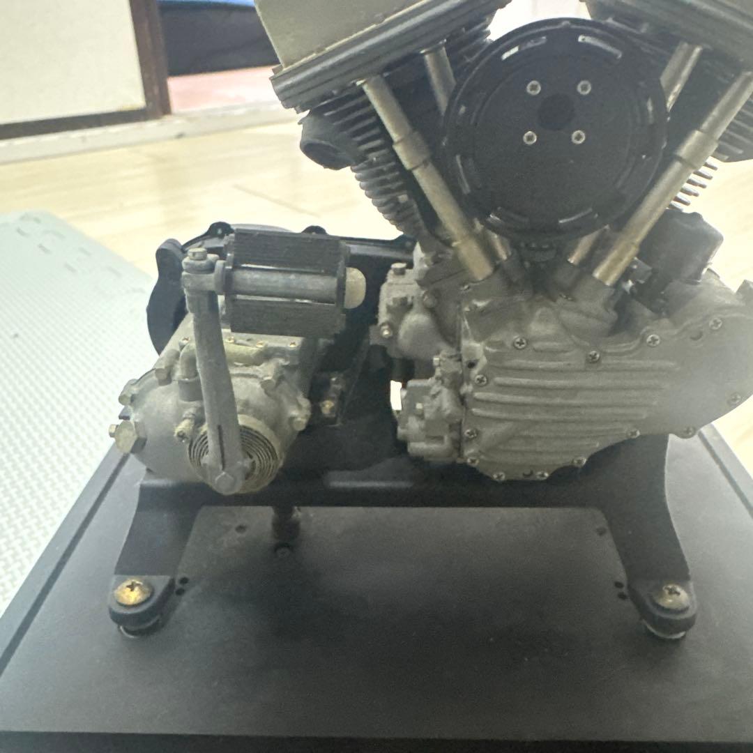 ハーレーダビッドソン 1948 パンヘッド 1200 1/6 エンジン模型 無駄