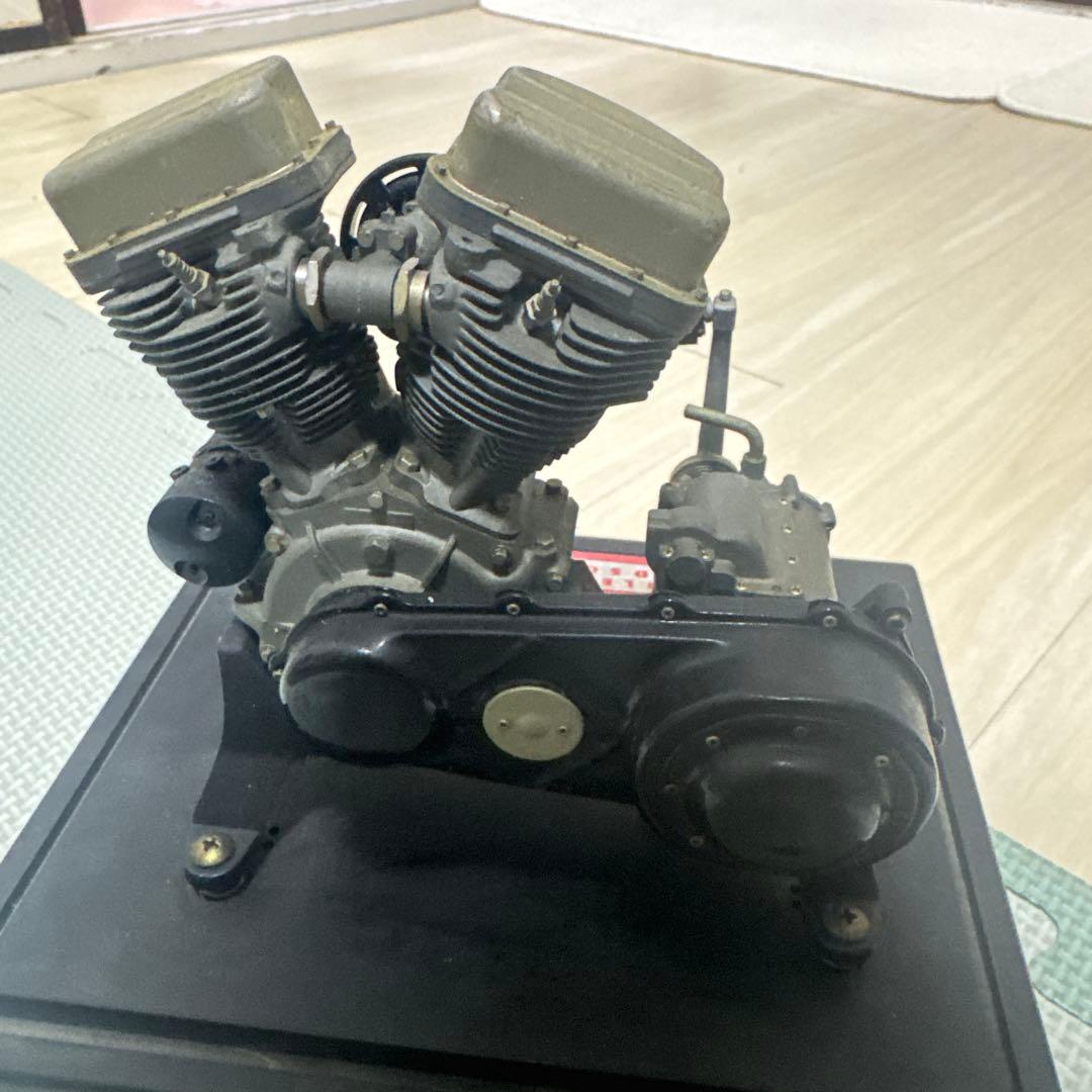 ハーレーダビッドソン 1948 パンヘッド 1200 1/6 エンジン模型 無駄
