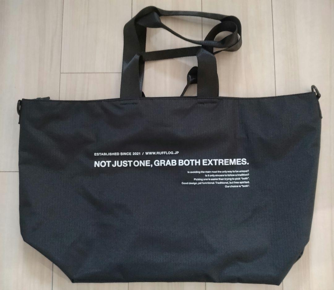 【新品未使用品】RUFFLOG ラフロッグ ZIPPER TOTE BAG