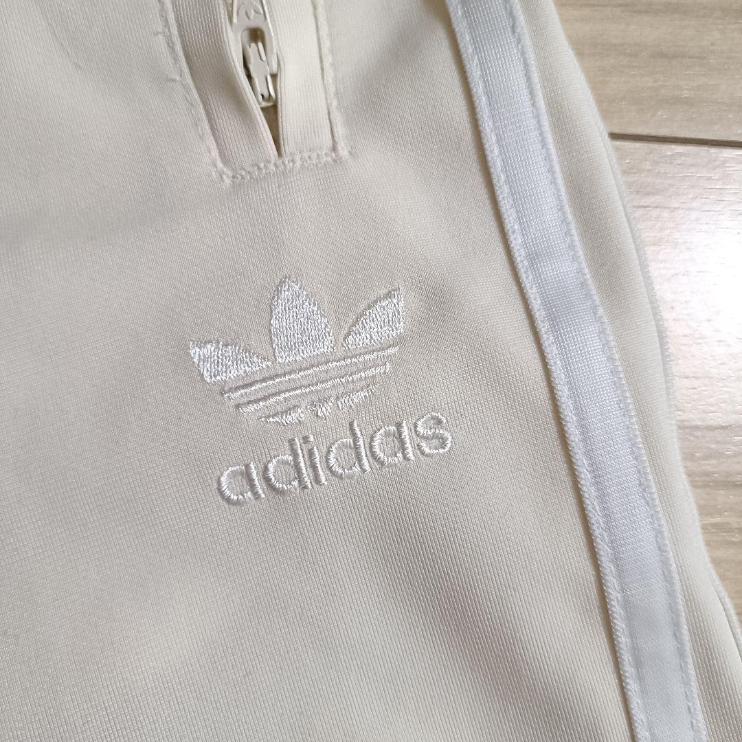 アディダス 白 ファイヤーバード トラックパンツ ジャージ下 人気 メンズS匿名