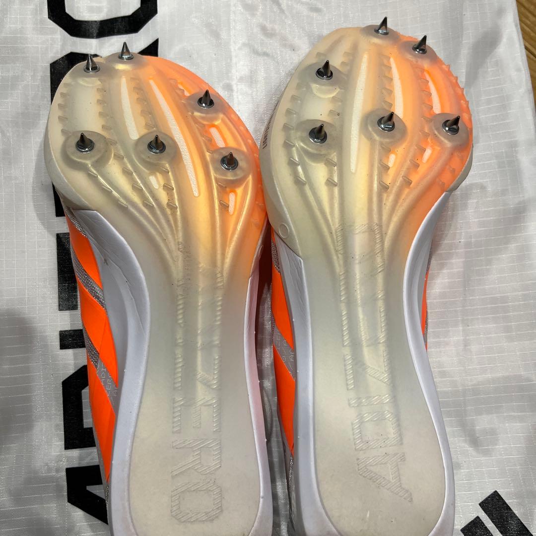 adidas ADIZERO フィネス2スパイクシューズ オレンジ25.0